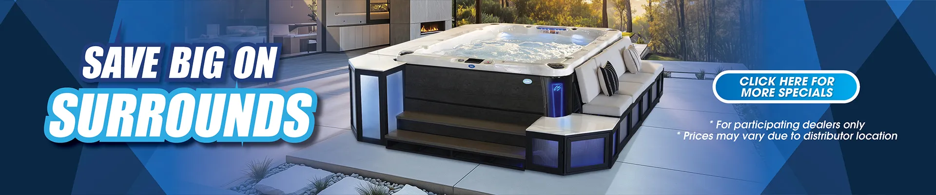 Calspas hot tub being used in a family setting - Hurst